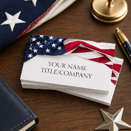 Name der amerikanischen Firma Visitenkarte