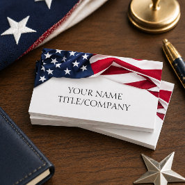 Name der amerikanischen Firma Visitenkarte