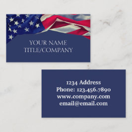 Name der amerikanischen Firma Visitenkarte