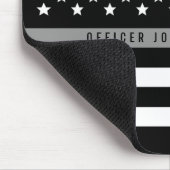Name der amerikanischen Flagge mit dünner grauer L Mousepad (Ecke)