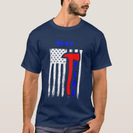 Name der amerikanischen Flaggenabteilung T-Shirt