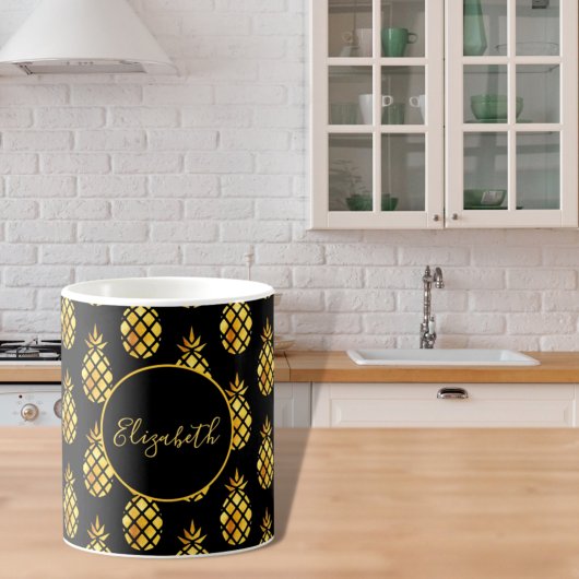 Name der Ananas Kaffeetasse