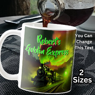Name der Anzeige, Goblin Express Halloween Dampfzu Kaffeetasse