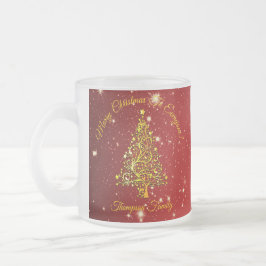 Name der Anzeige Matching Set Weihnachten Red Gold Mattglastasse