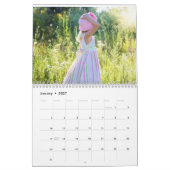 Name der Aquarellblume Kalender (Jan 2027)