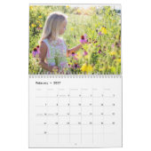 Name der Aquarellblume Kalender (Feb 2027)