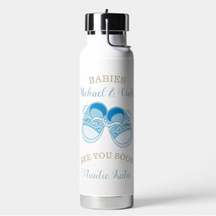 Name der Babyschuhe für benutzerdefinierte Babyboy Trinkflasche