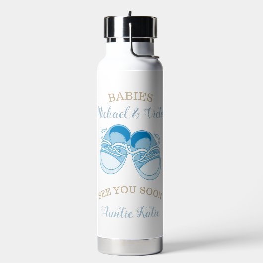 Name der Babyschuhe für benutzerdefinierte Babyboy Trinkflasche (Links)