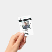 Name der Bar für das Foto Dentist des Mitarbeiters Ausweis (Handheld)