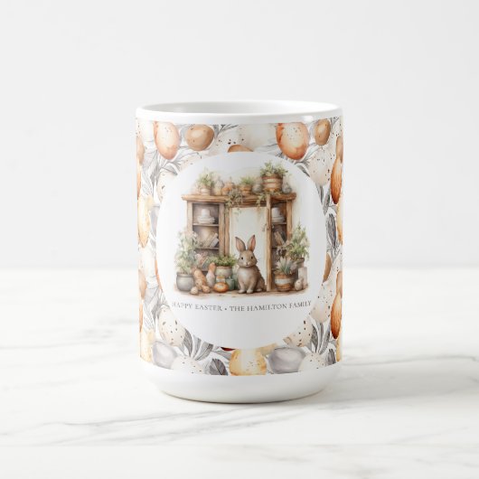 Name der Beige Oaster Rabbit Kaffeetasse (Mittel)