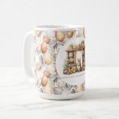 Name der Beige Oaster Rabbit Kaffeetasse (Vorderseite Links)