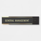 Name der benutzerdefinierten Abteilung für allgeme Türschild (Vorderseite )