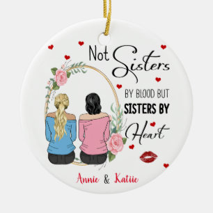 Name der benutzerdefinierten BESTE FREUNDIN Keramik Ornament