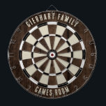 Name der benutzerdefinierten Familie Dartscheibe<br><div class="desc">Erhöhen Sie Ihre Spielabende mit unserem speziell für Ihre Familie konzipierten Holzeffektdartboard, das eine persönliche Touch auf Ihre Zuhause bringen soll. Mit diesem einzigartigen Dartboard können Sie stolz Ihren Familiennamen und Ihre Lage anzeigen, sodass es sich nicht nur um ein Spiel handelt, sondern auch um ein geschätztes Familienerbe. Ideal für...</div>