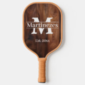 Name der benutzerdefinierten Familie Pickleball Schläger (Rückseite)