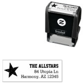 Name der benutzerdefinierten Familie | Rustikale S Permastempel (Beispiel)