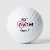 Name der benutzerdefinierten Mama am Muttertag Golfball (Vorderseite)