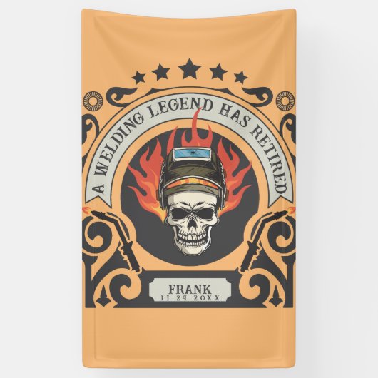 Name der benutzerdefinierten Ruheschweisderlegende Banner (Vertikal)