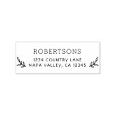 Name der benutzerdefinierten Script-Rücksendeadres Gummistempel (Prägung)