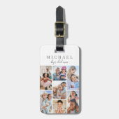 Name der benutzerdefinierten Vater-Fotokollektion Gepäckanhänger (Vorderseite vertikal)