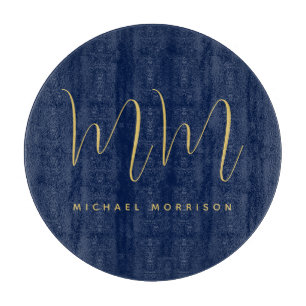 Name der Beruflichen Anfangsbuchstaben Blue Gold C Schneidebrett