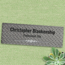 Name der beruflichen Imitate: Metal-Diamantplatte Namenschild