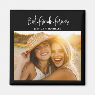 Name der besten Freundin auf dem Foto Magnet