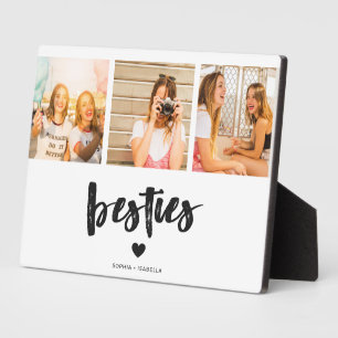 Name der besten Freundin Besties Fotoplakette Fotoplatte