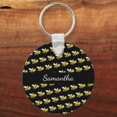 Name der Blac-Bienen Schlüsselanhänger (Vorderseite)