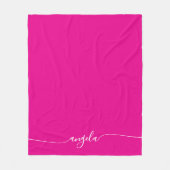 Name der blauen und rosa Farbe Fleecedecke (Vorderseite)