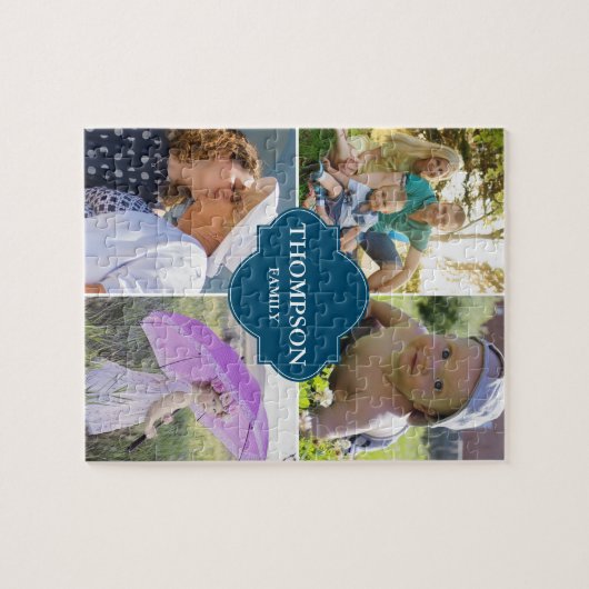 Name der Blue-Family-Fotokollektion Puzzle (Horizontal)