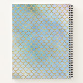 Name der Blue-Meerjungfrau-Waage Notizblock (Rückseite)