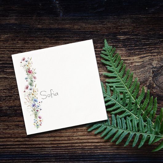 Name der Blume "French Garden Party" Serviette