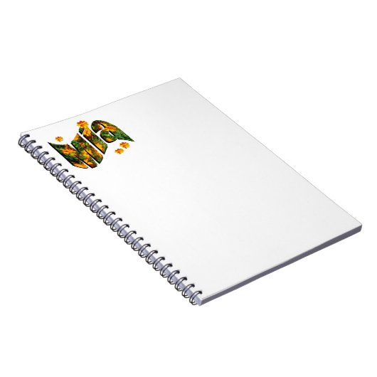 Name der Blume, Notebook Notizblock (Rechte Seite)