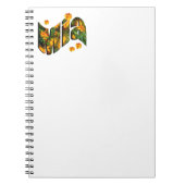 Name der Blume, Notebook Notizblock (Vorderseite)
