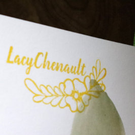 Name der Blume Personalisiert Named Blume Gummistempel