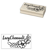 Name der Blume Personalisiert Named Blume Gummistempel (Stempel)