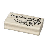 Name der Blume Personalisiert Named Blume Gummistempel (Stempel)