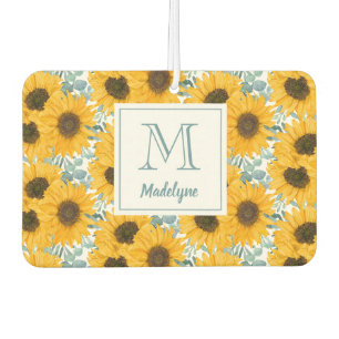 Name der Blumenblume Personalisiert Autolufterfrischer