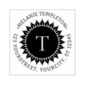 Name der Blütenblume Anschrift 1 Anfangsreißkautsc Gummistempel (Prägung)