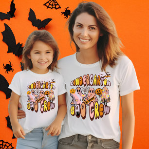 Name der Boo-Crew für den Rücken-Ghost-Kindergarte T-Shirt