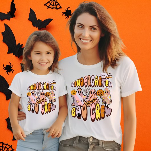 Name der Boo-Crew für den Rücken-Ghost-Kindergarte T-Shirt