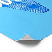 Name der Boys Karierter Buchstabe W Poster (Ecke)