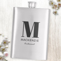 Name der Bridesmaid Monogram