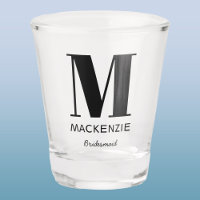 Name der Bridesmaid Monogram