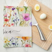 Name der Chic-Wildblume Geschirrtuch (Viertel Falte)