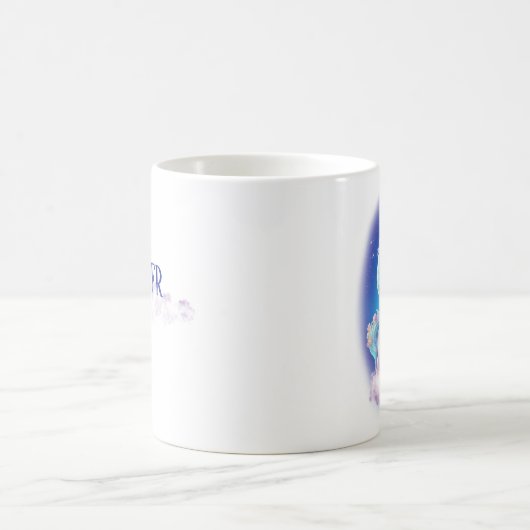 Name der Cloud Unicorn-Tasse Kaffeetasse (Mittel)