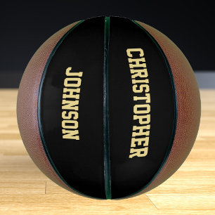 Name der Club-Schule des Mit Monogramm Spielers Basketball