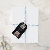 Name der Collage-Monogramm-Foto-Familienname perso Geschenkanhänger (Mit Garn)