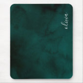 Name der dunkelgrünen Aquarellfarbe Mousepad (Vorne)
